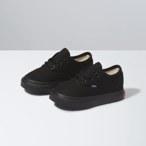 Vans Other - Toddler Authentic Black Canvas Lace Up Vans US 4.0